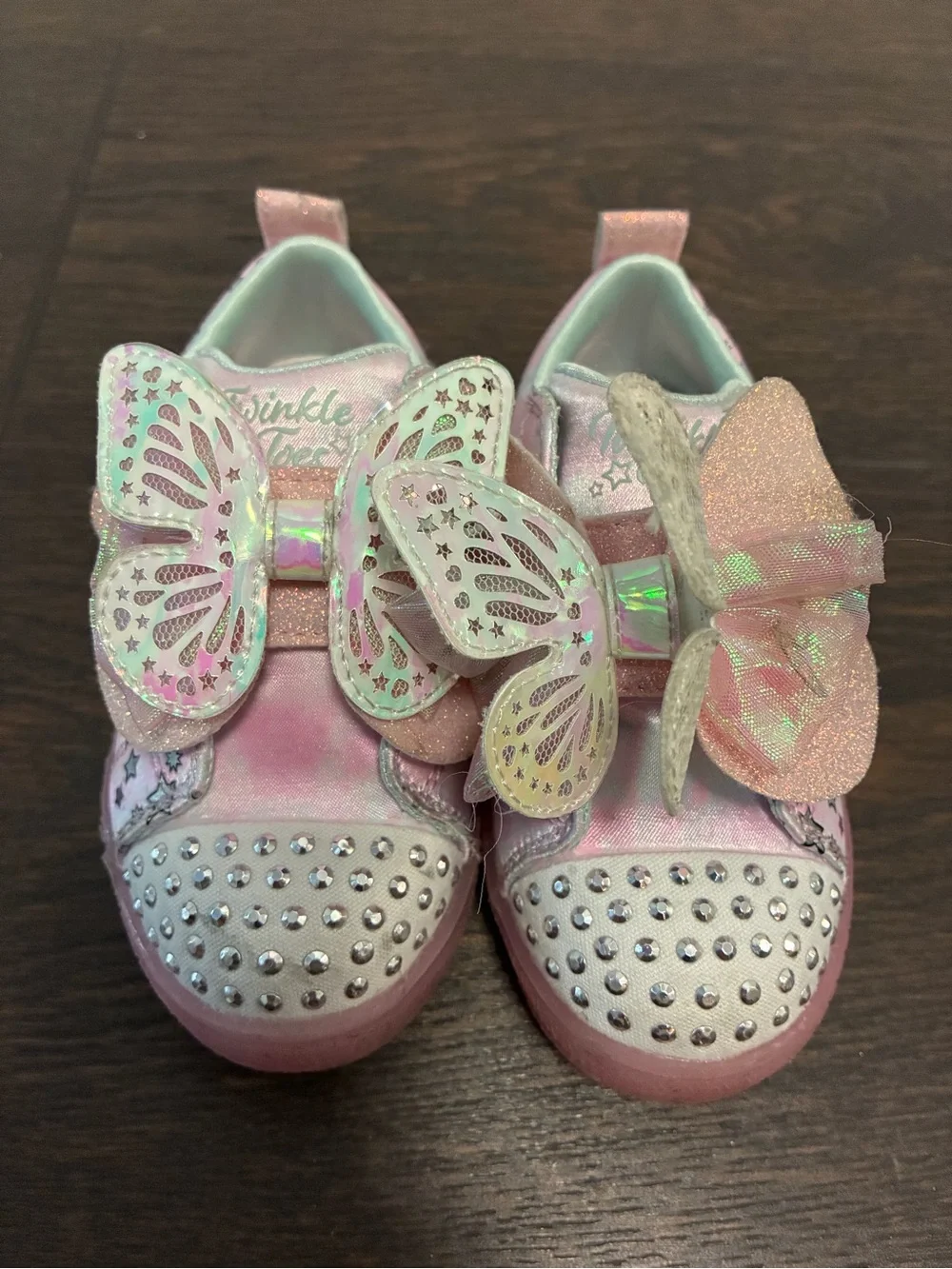 Skechers Twinkle Toes - 4 Pairs, Price - Light-Up Shoes - Pink - Girls 8T